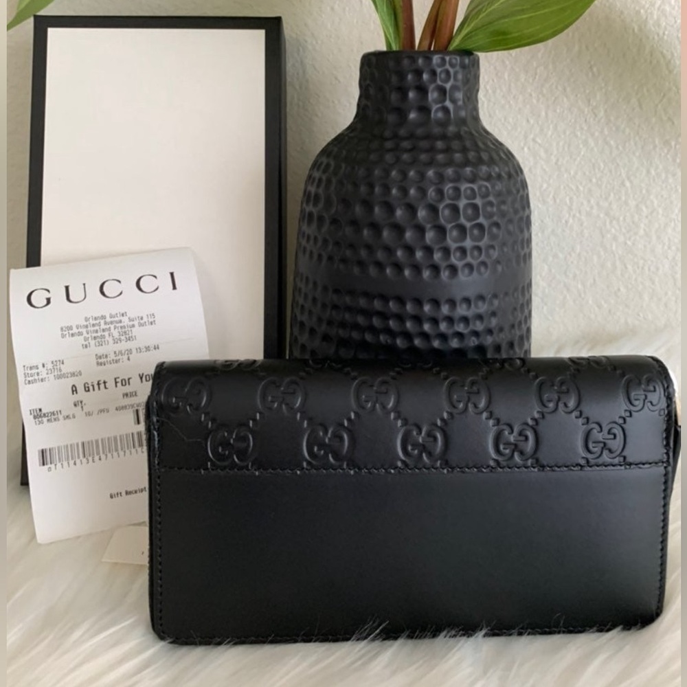 Gucci long wallet Guccisima 408839 2184 leather
